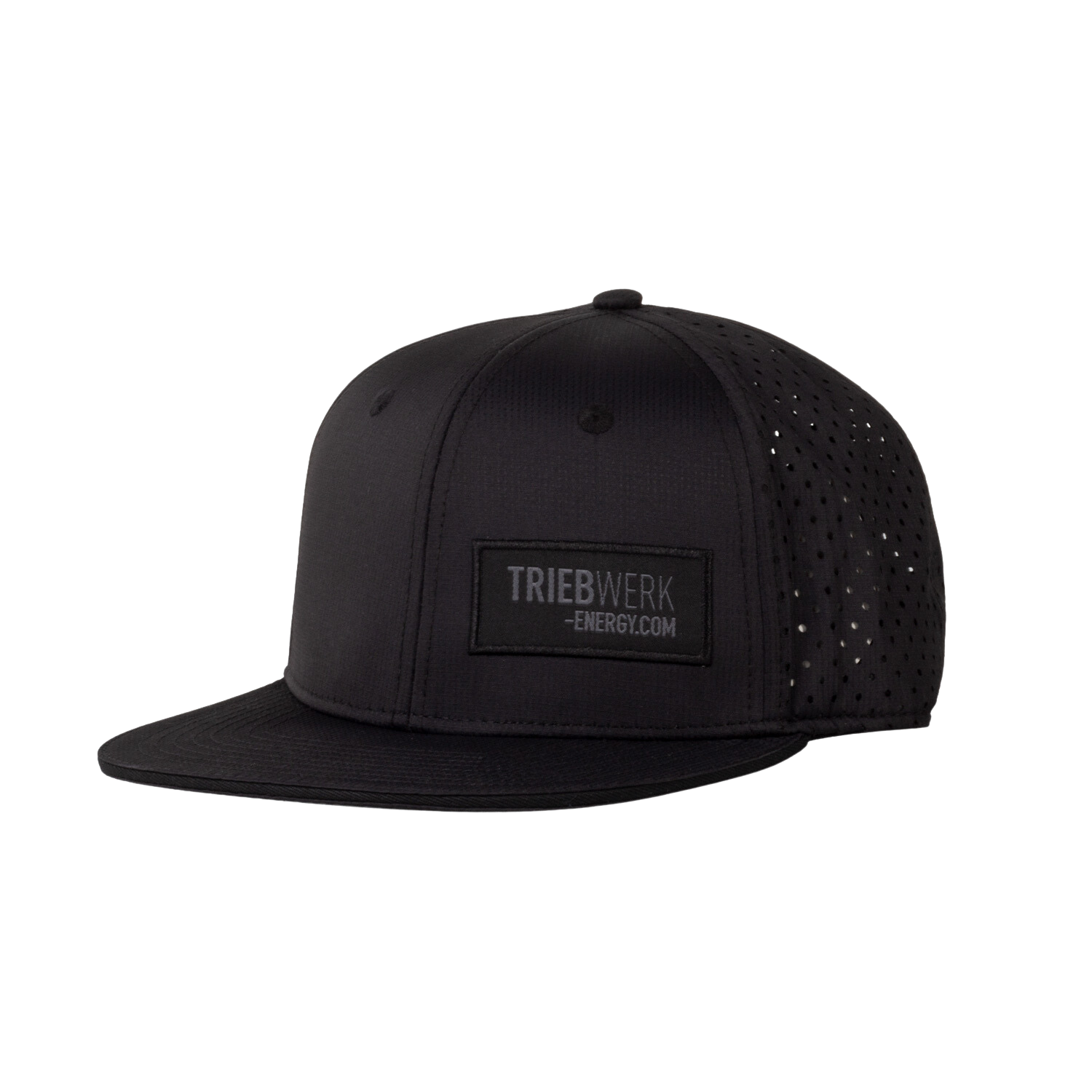 Perforated Snapback "All black"