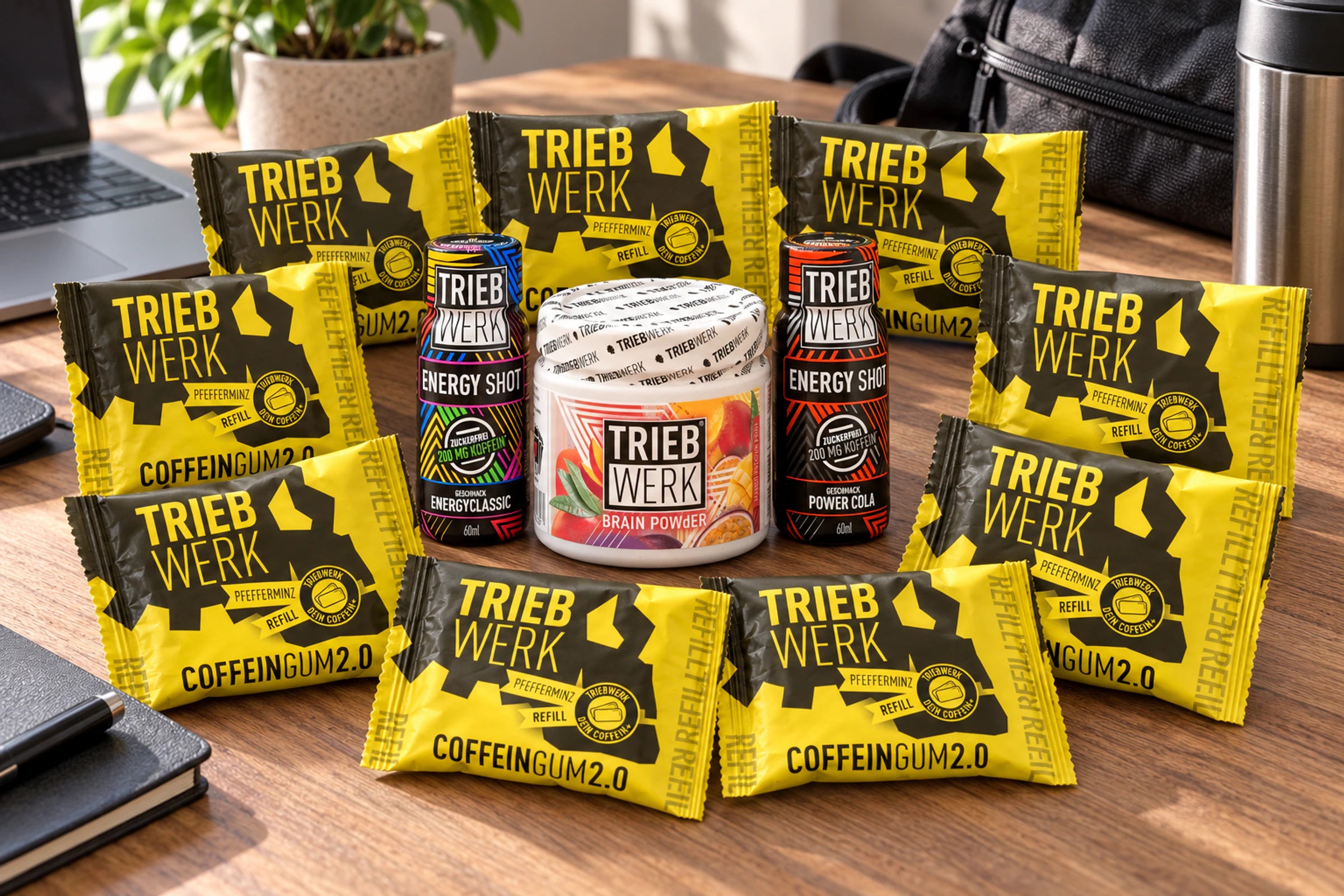 Dein Coffein Gum Bundle für unterwegs